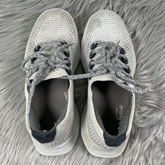 Allbirds Tree Dasher Mens Size 8 Shoes White Gray Running Athletic Sneakers - Picture 6 of 8